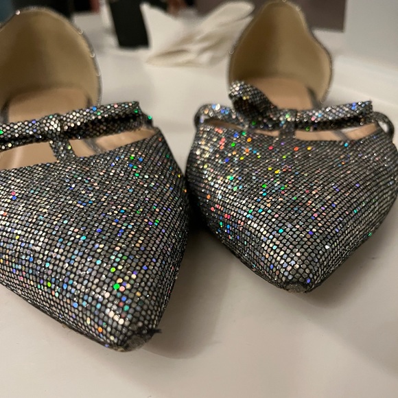 J Crew Dorsay Flats So Sparkly! ✨🪩Sz 9 - Picture 6 of 6